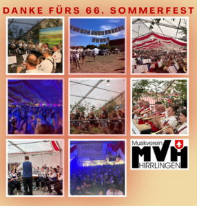 Danke für ein großartiges 66. Sommerfest in Hirrlingen!